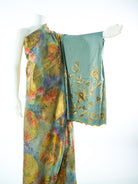 Mint Spiral Floral Dirac fransawi inspired Kabayare