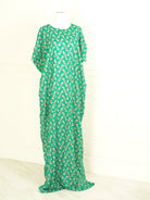 Minty vibes print bati dress KF