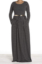 Miss Polka-Dots Maxi Dress Kabayare