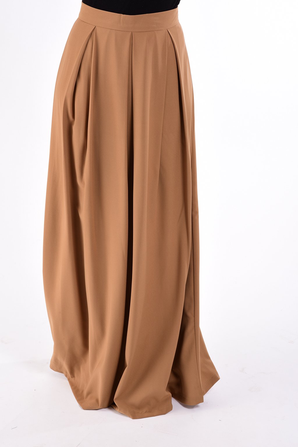 Mocha Flare Maxi Skirt Kabayare