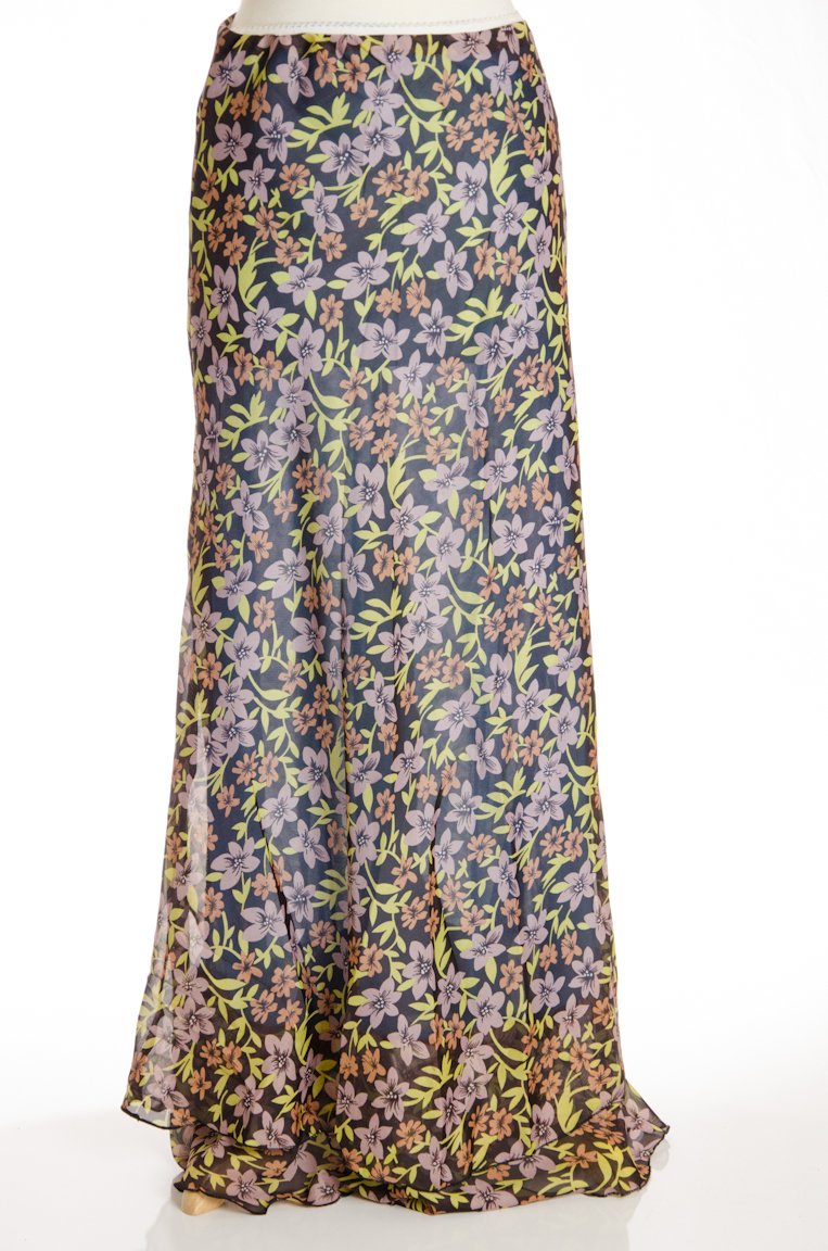 Mocha flower Buds Skirt Kabayare