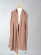 mocha Latte fabulous crepe Hijab Kabayare