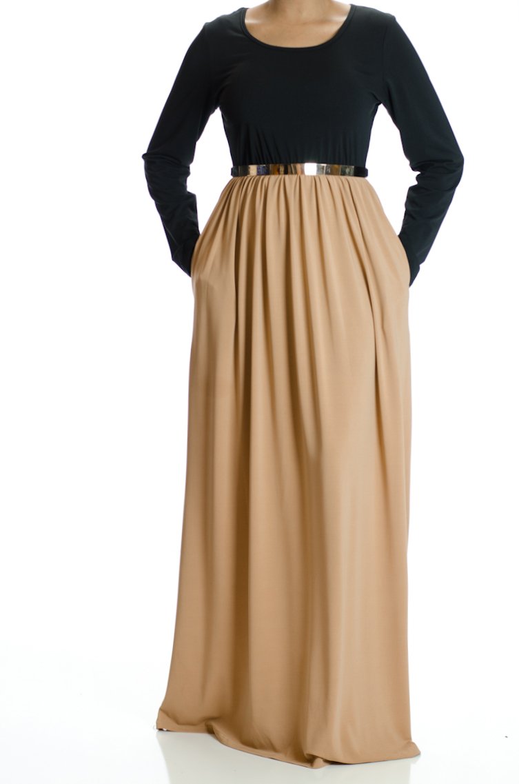 Mocha Two Tone Maxi Kabayare