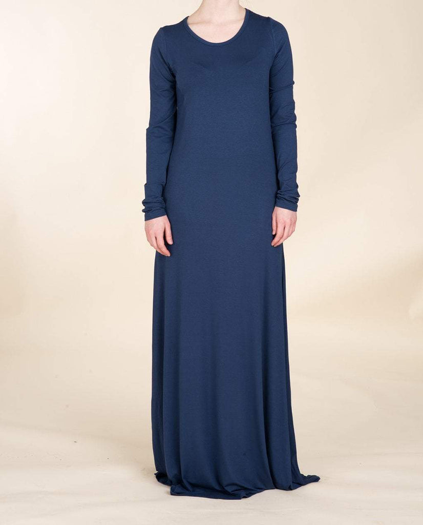 Navy Blue Cotton Candy Dress Kabayare