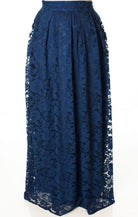 Navy Lace floral skirt Kabayare
