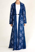 Navy Lace Maxi Cardigan Kabayare