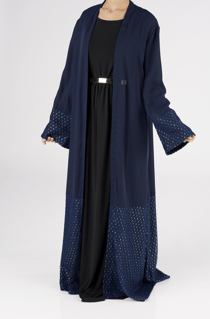 Navy Magnificent Kimono Kabayare
