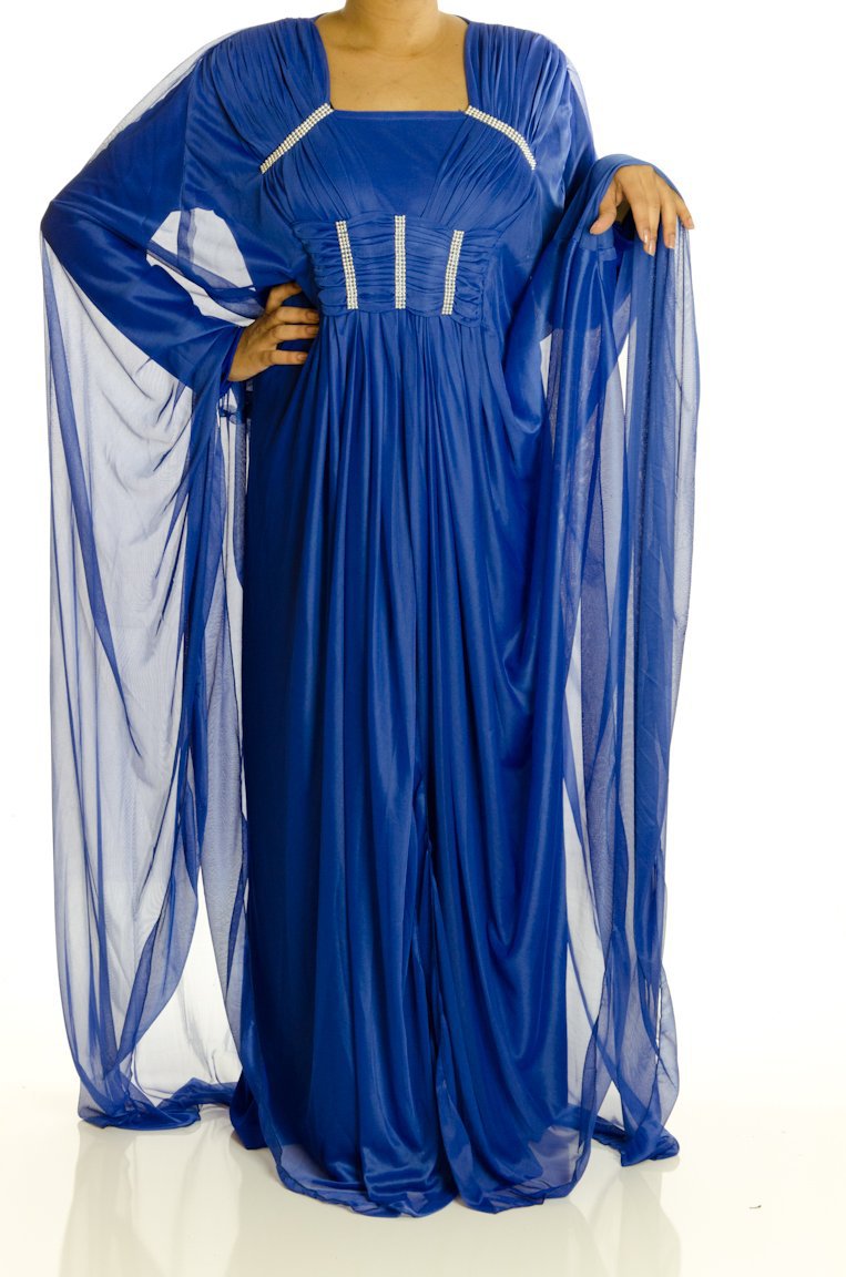 Navy Valet Butterfly Kaftan Kabayare