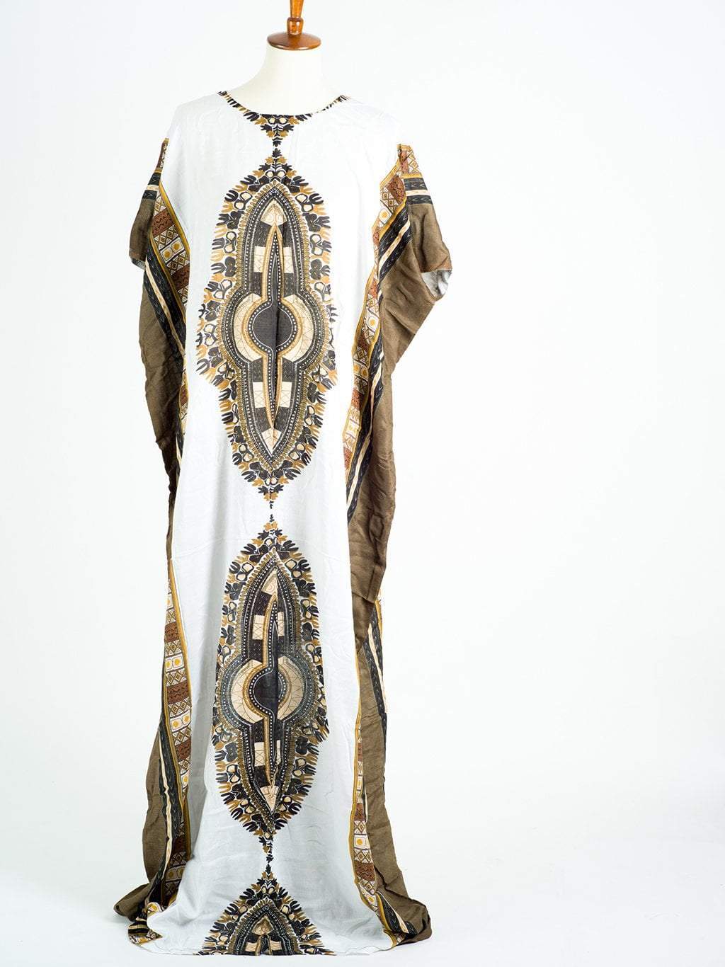 Olive Dashiki Bati Dress Kabayare