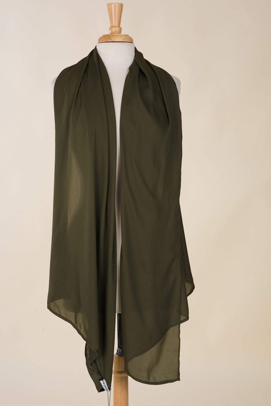 Olive Signature Chiffon Hijab Kabayare