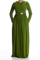 Olive Urban Hooded Maxi Dress Kabayare