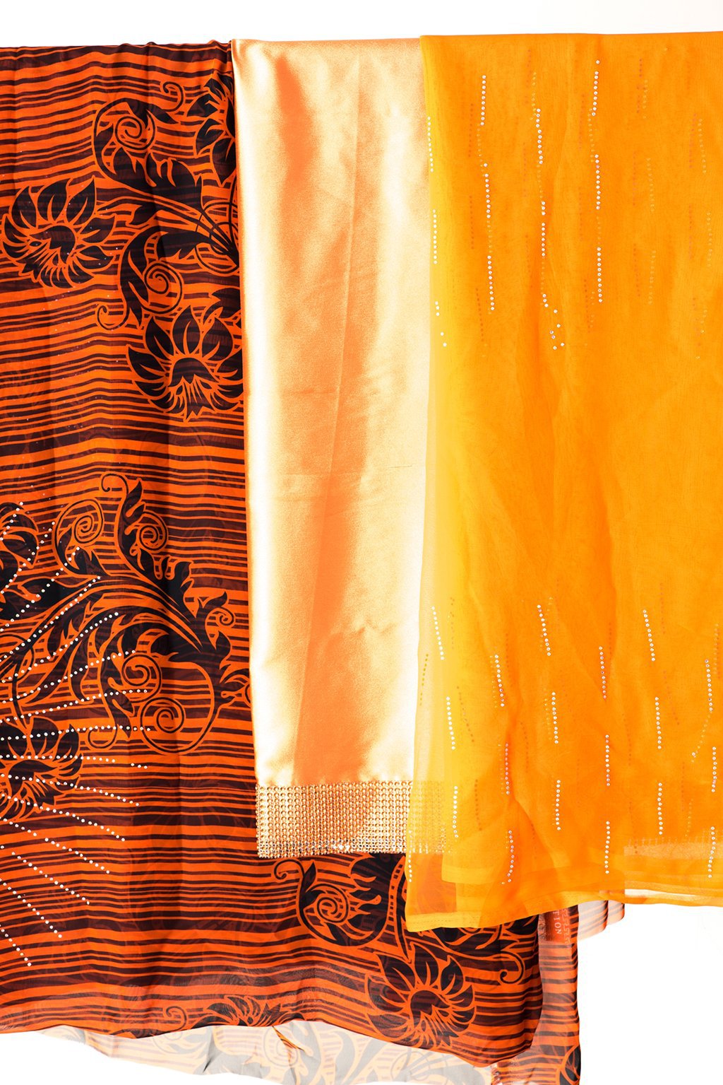 Orange Modern Chiffon Dirac Kabayare