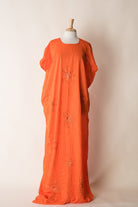 Orange Sequin Bati Dress Kabayare