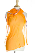 Orange Soft Chiffon Hijab Kabayare