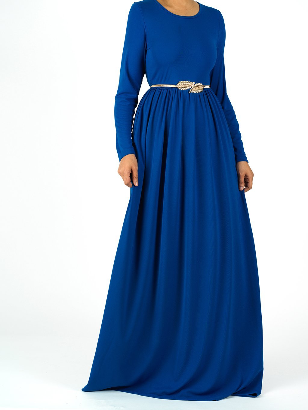 Original milk silk Long sleeve Maxi dress Kabayare
