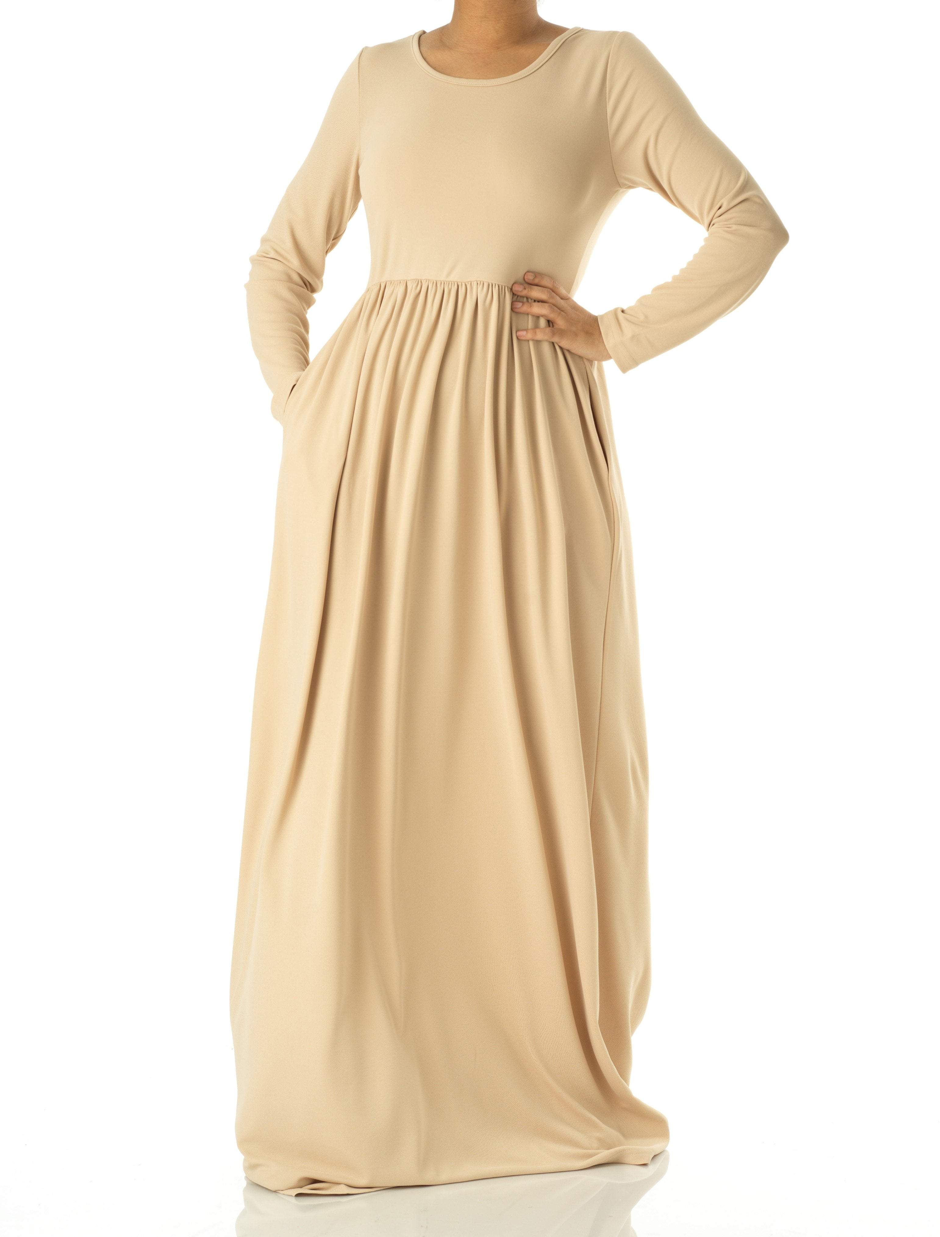 Original milk silk maxi dress Kabayare