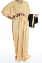 Paige embellished embroidery Butterfly Jersey Abaya Kabayare