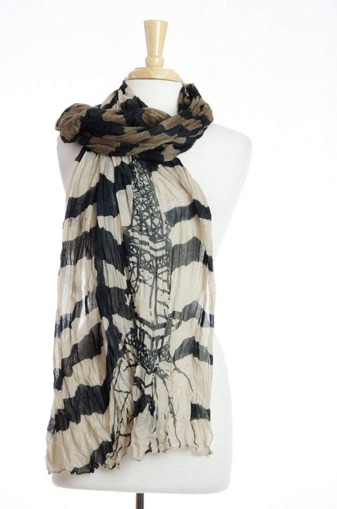 Paris Love Crinkle Scarf Kabayare