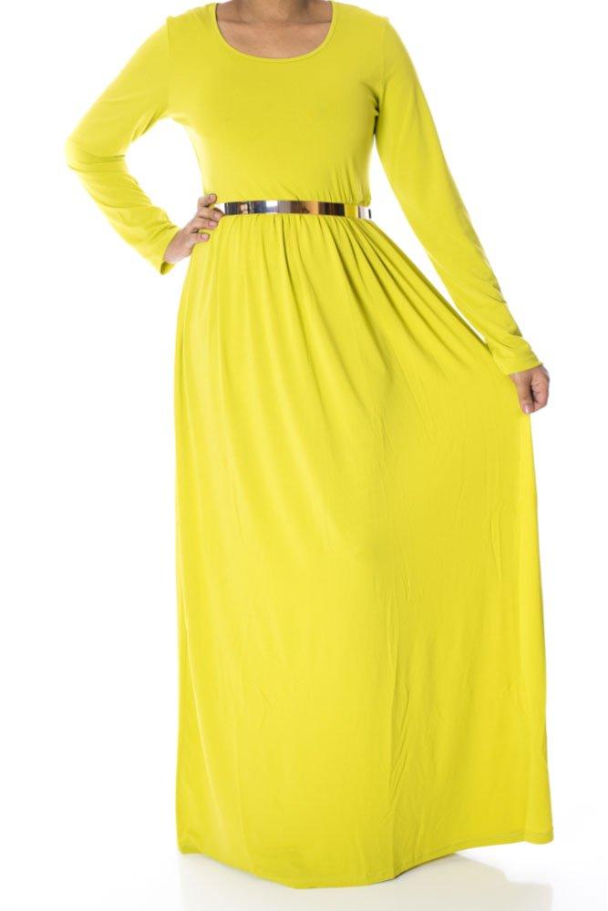 Pear Milk Silk Maxi Dress Kabayare