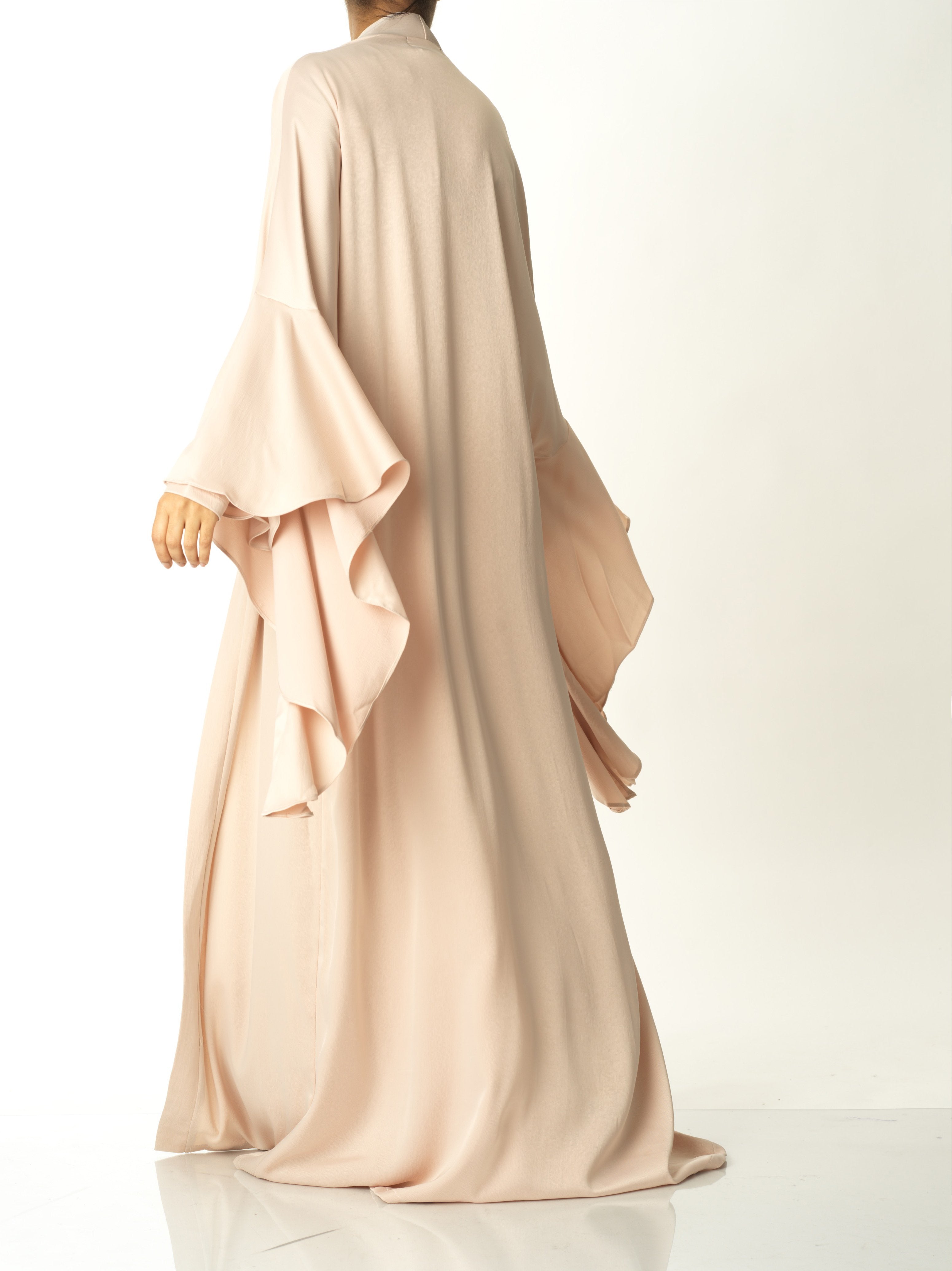 Pearl Abaya queen satin kimono two-piece set Kabayare