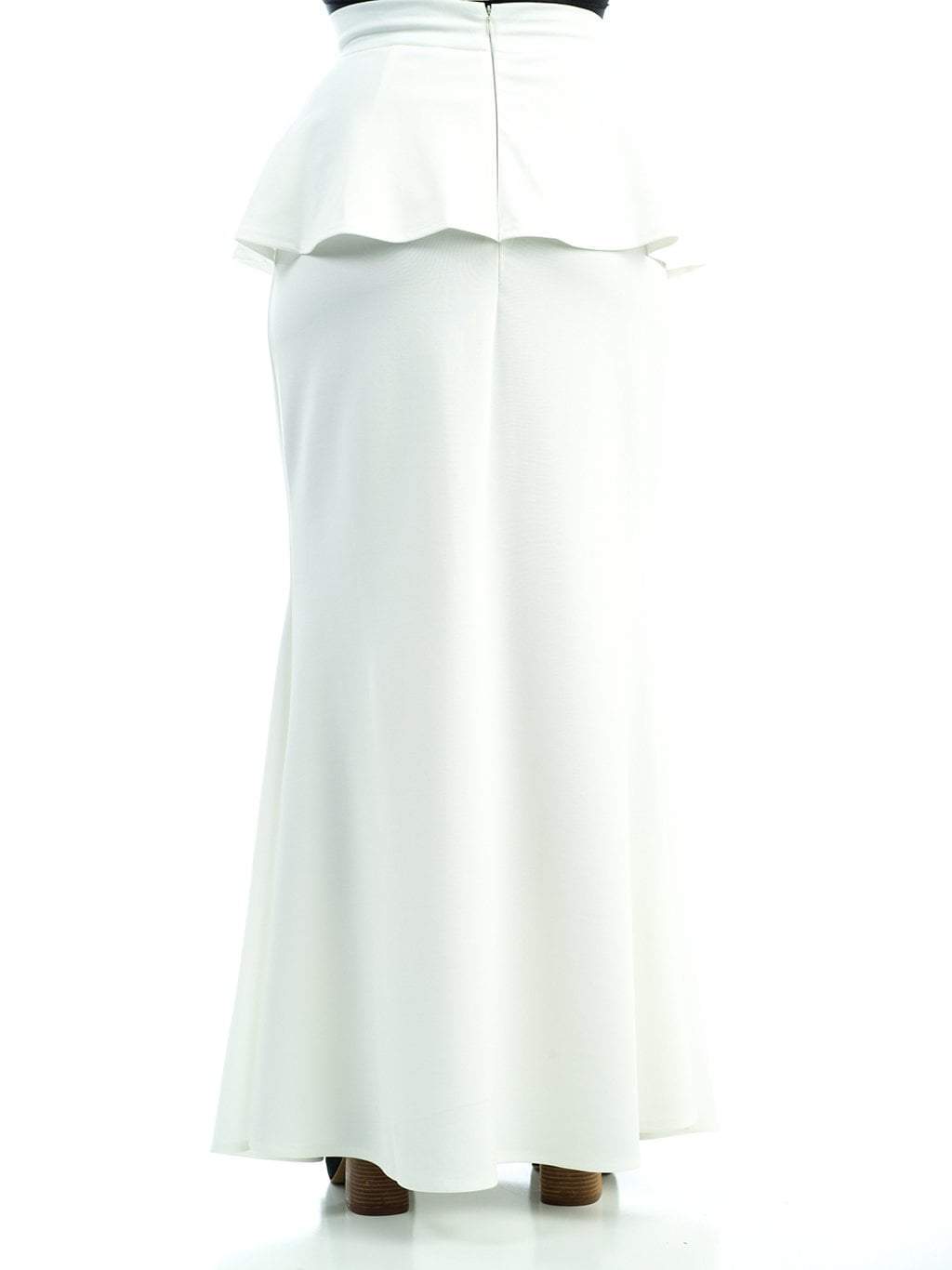 Peplum Maxi skirt