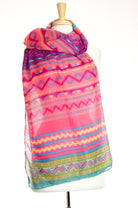 Pink Aztec Scarf Kabayare