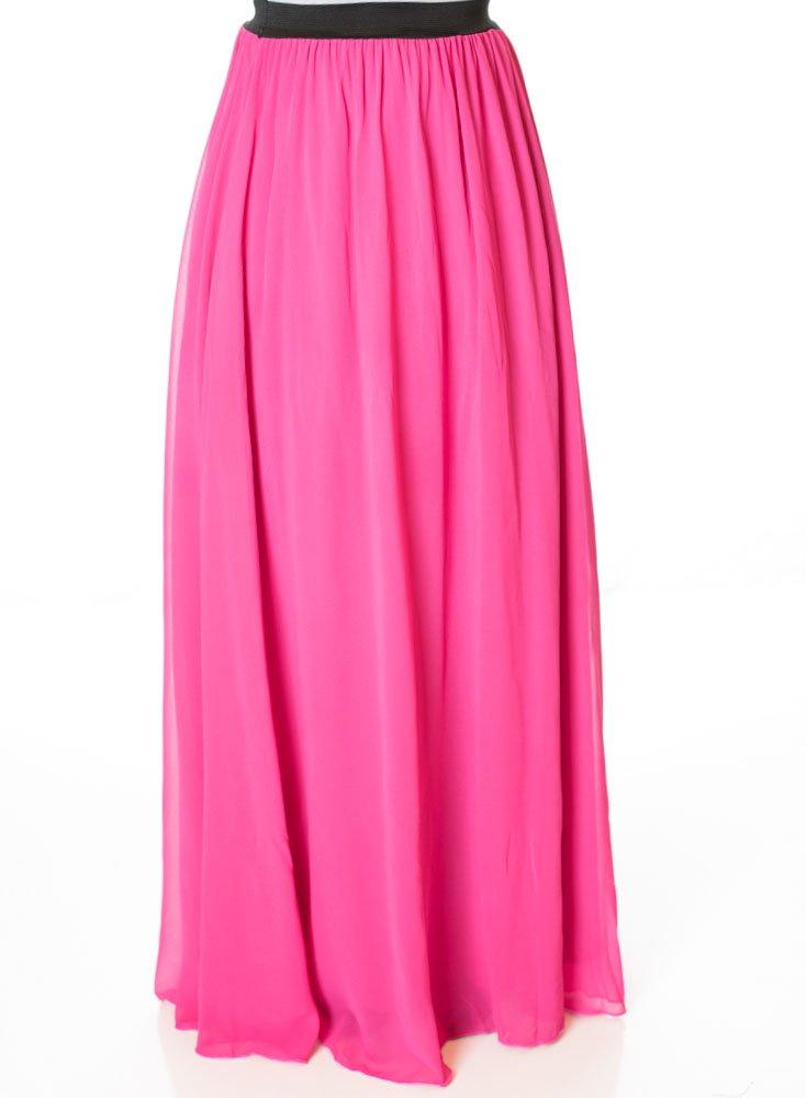 Pink Basic maxi skirt Kabayare