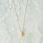Pink Bunny gold necklace Kabayare