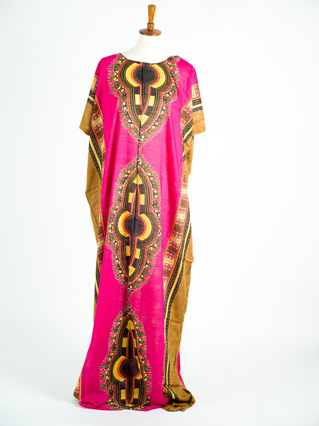 Pink Dashiki Bati Dress Kabayare