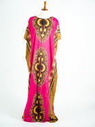 Pink Dashiki Bati Dress Kabayare