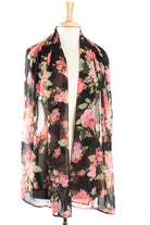 Pink Garden Roses Hijab Kabayare