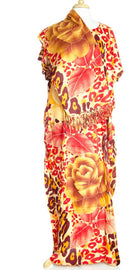Pink Henna Floral Bati & Gabasaar Kabayare