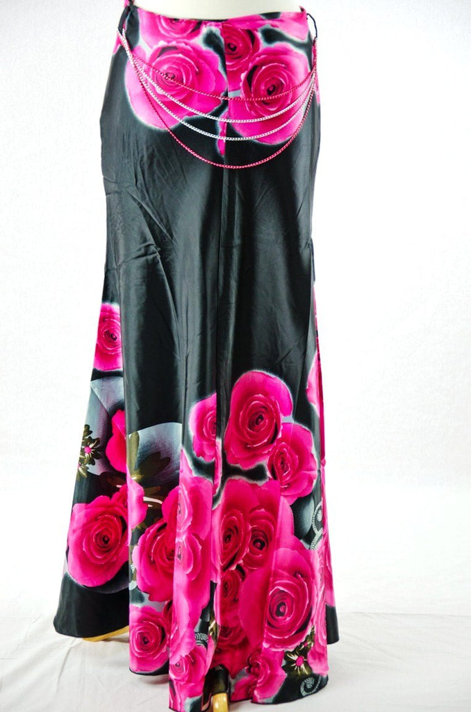 Pink Paint an Roses Skirt Kabayare