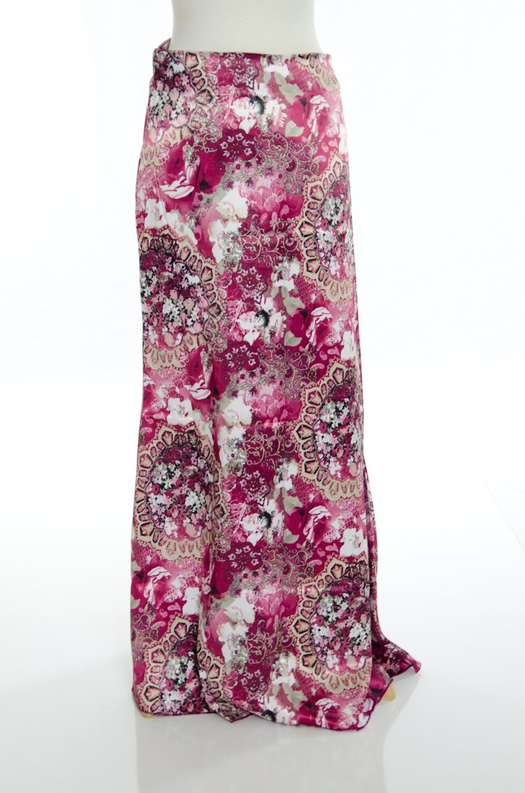 Pink  Paisley Skirt Kabayare