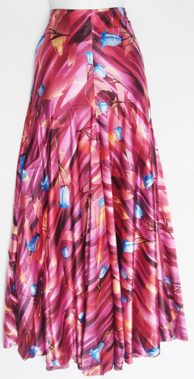 Pink Rosey Silk Skirt Kabayare