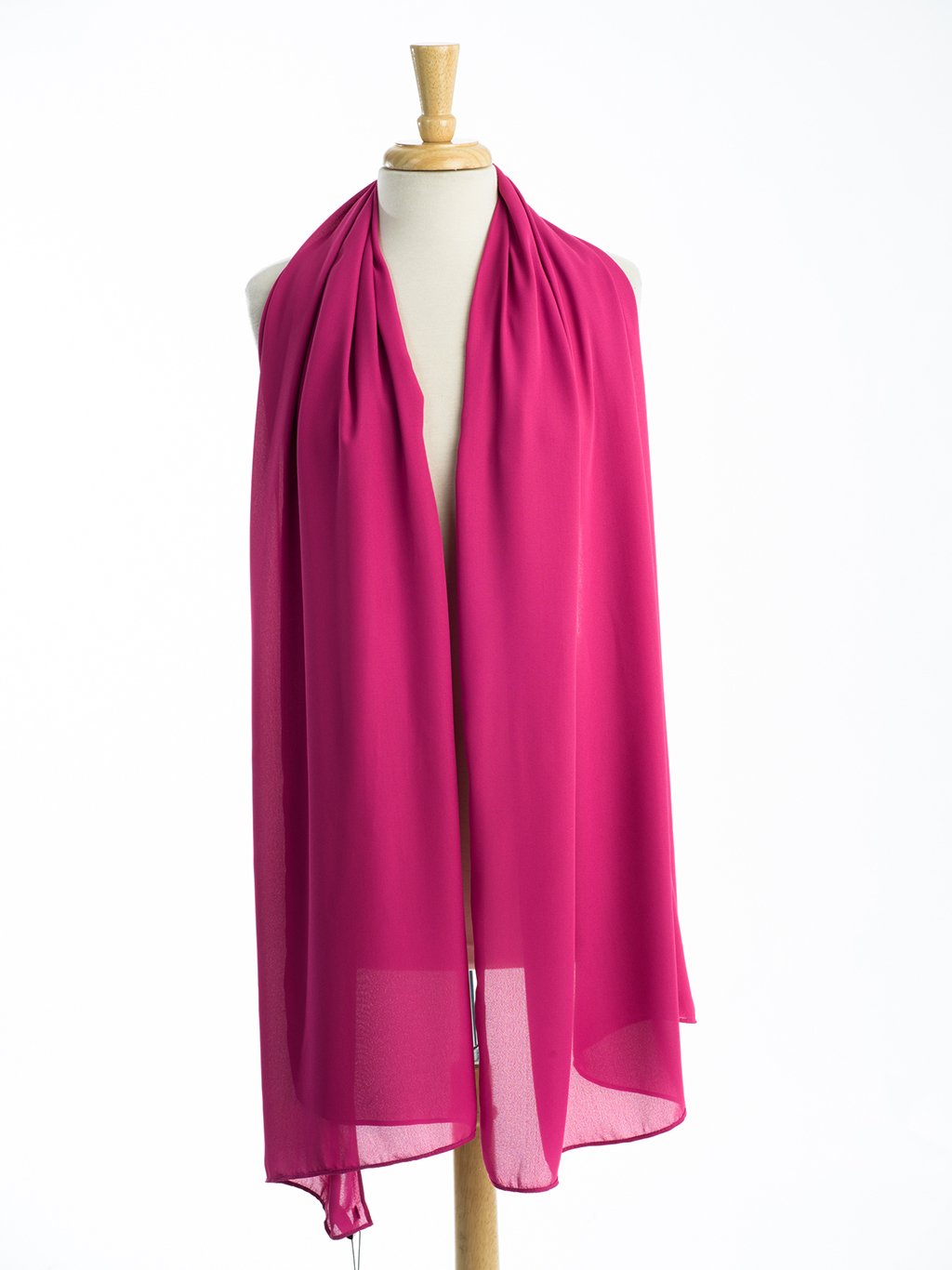 Pink Signature chiffon Hijab Kabayare