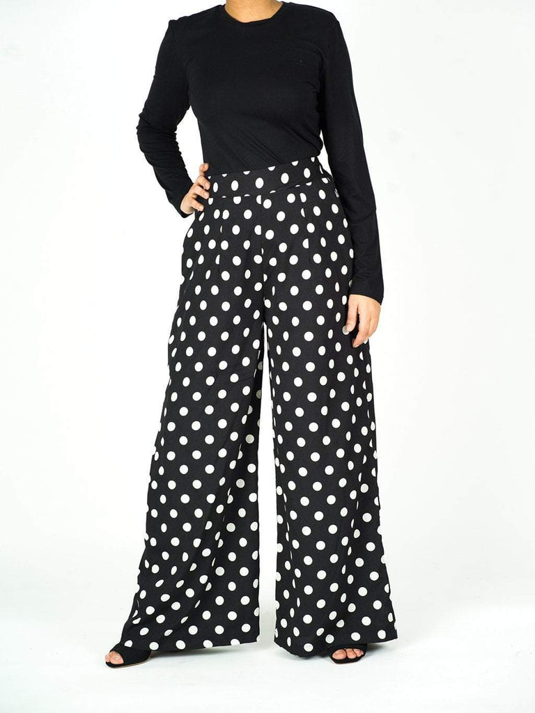 Polka dots PALAZZO PANTS Kabayare