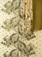 Pretty Olive saree Dirac set Kabayare