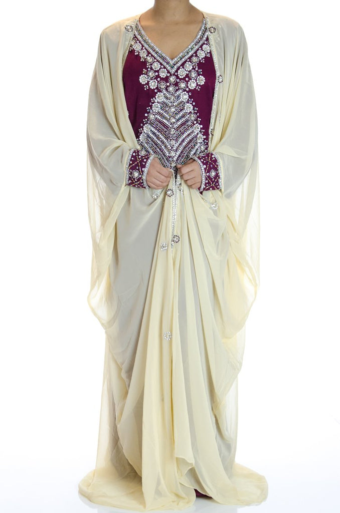 Princess Ahlam Swarovski Kaftan Kabayare