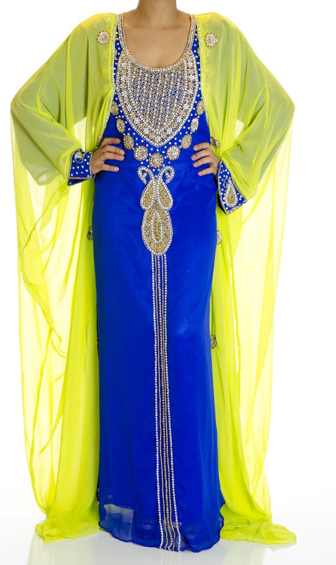 Princess Aisha Swarovski Kaftan Kabayare