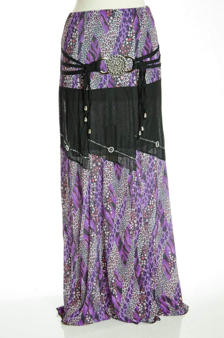Purple Animal Lace Skirt Kabayare