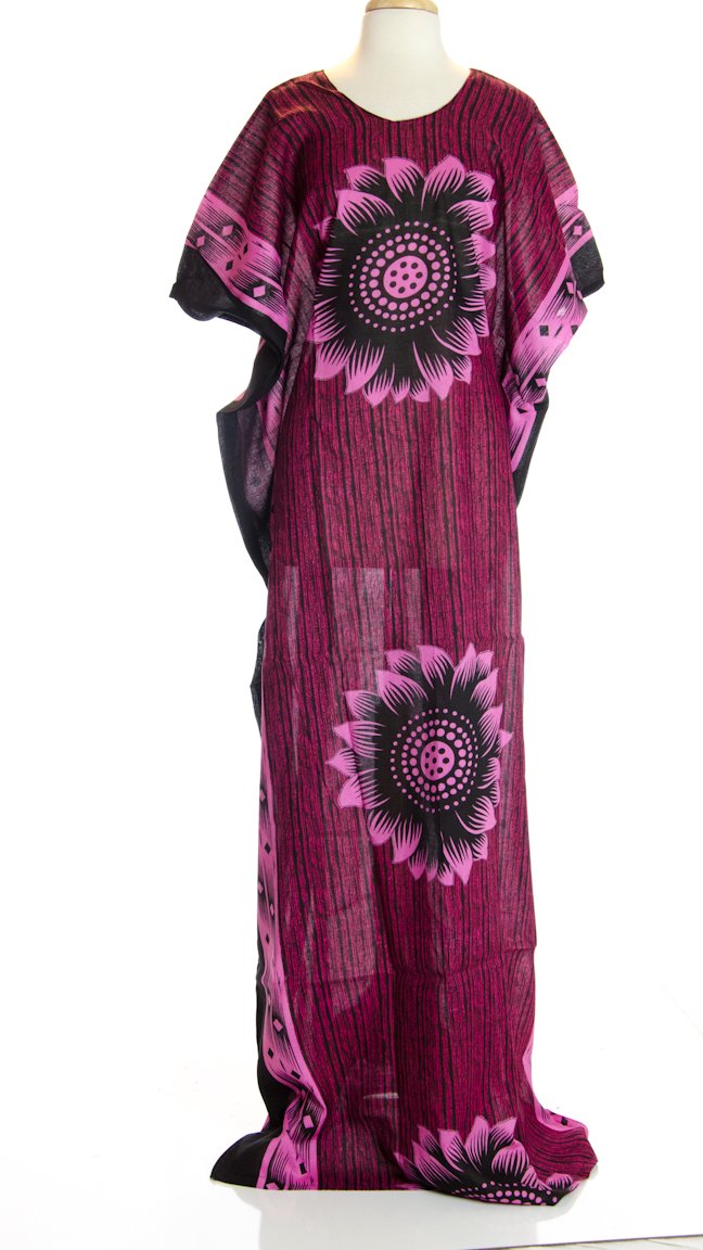 Purple bamboo stem bati dress Kabayare