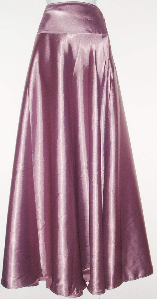Purple champagne silk skirt Kabayare