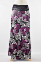 Purple Fireworks Silk Skirt Kabayare