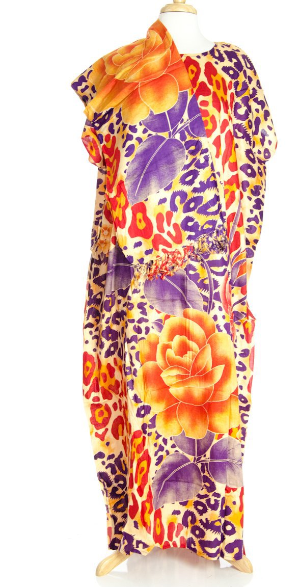 Purple Henna Floral Bati & Gabasaar Kabayare