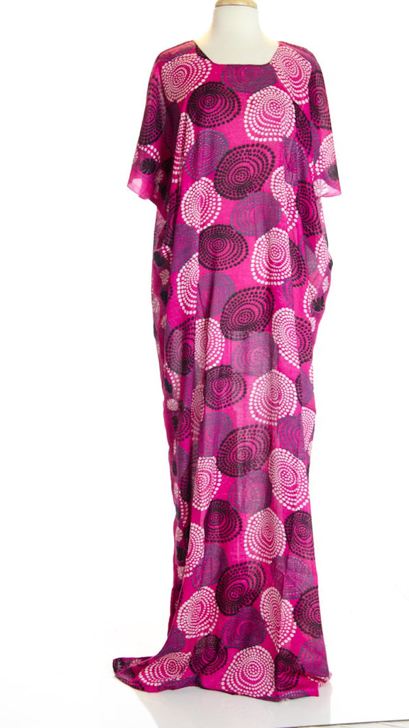 Purple seashell bati dress Kabayare
