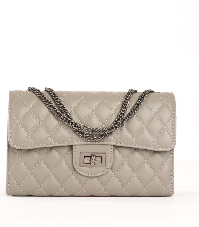Quilt-Stitched Shoulder bag Kabayare