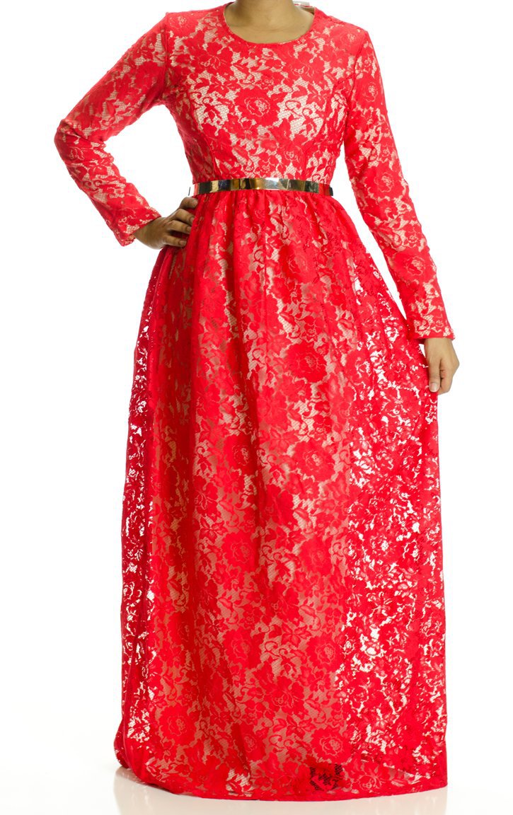 Red Garden Lace Kabayare