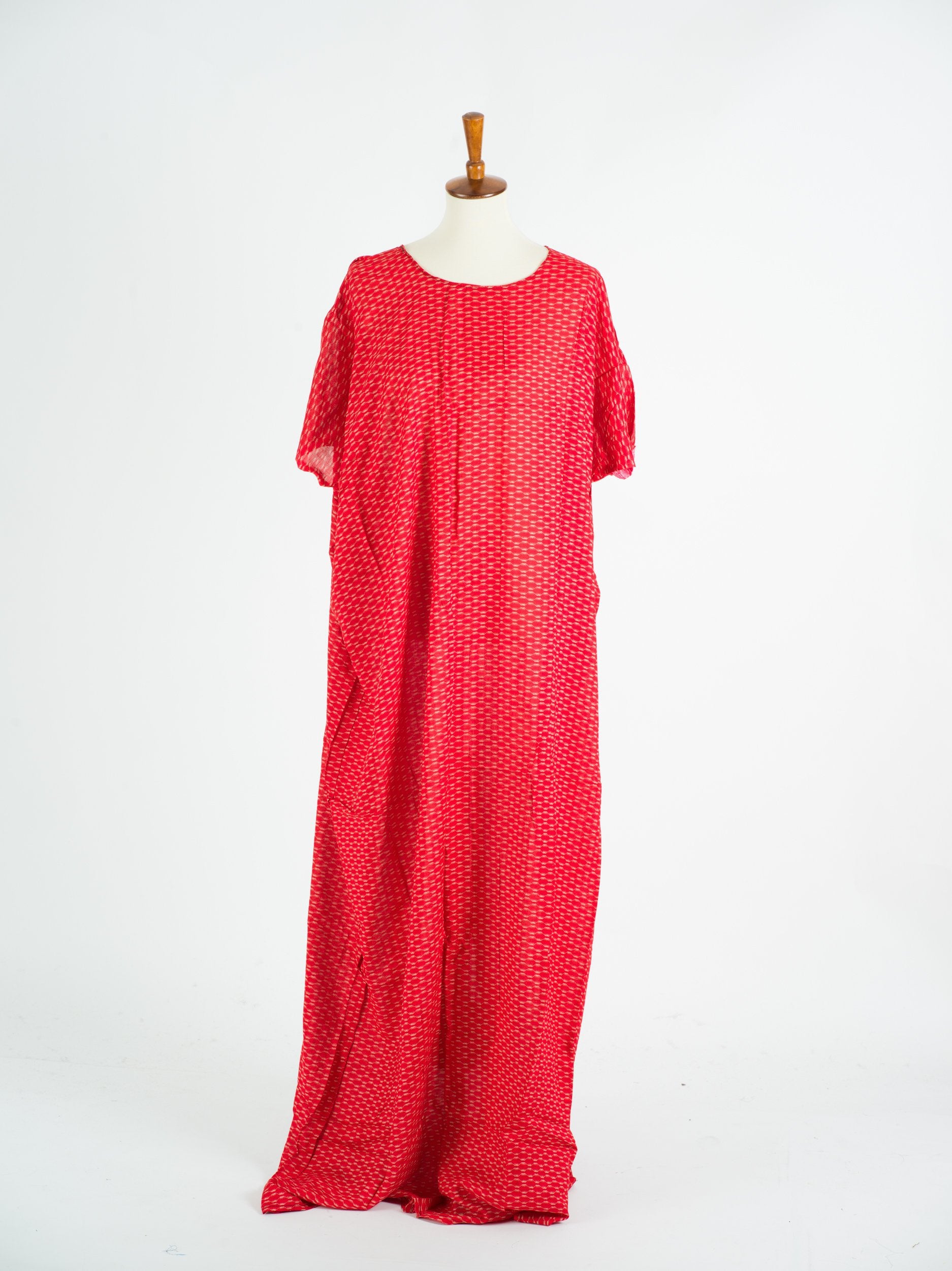 Red maze bati dress Kabayare