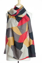 Red Rocky Print Scarf Kabayare